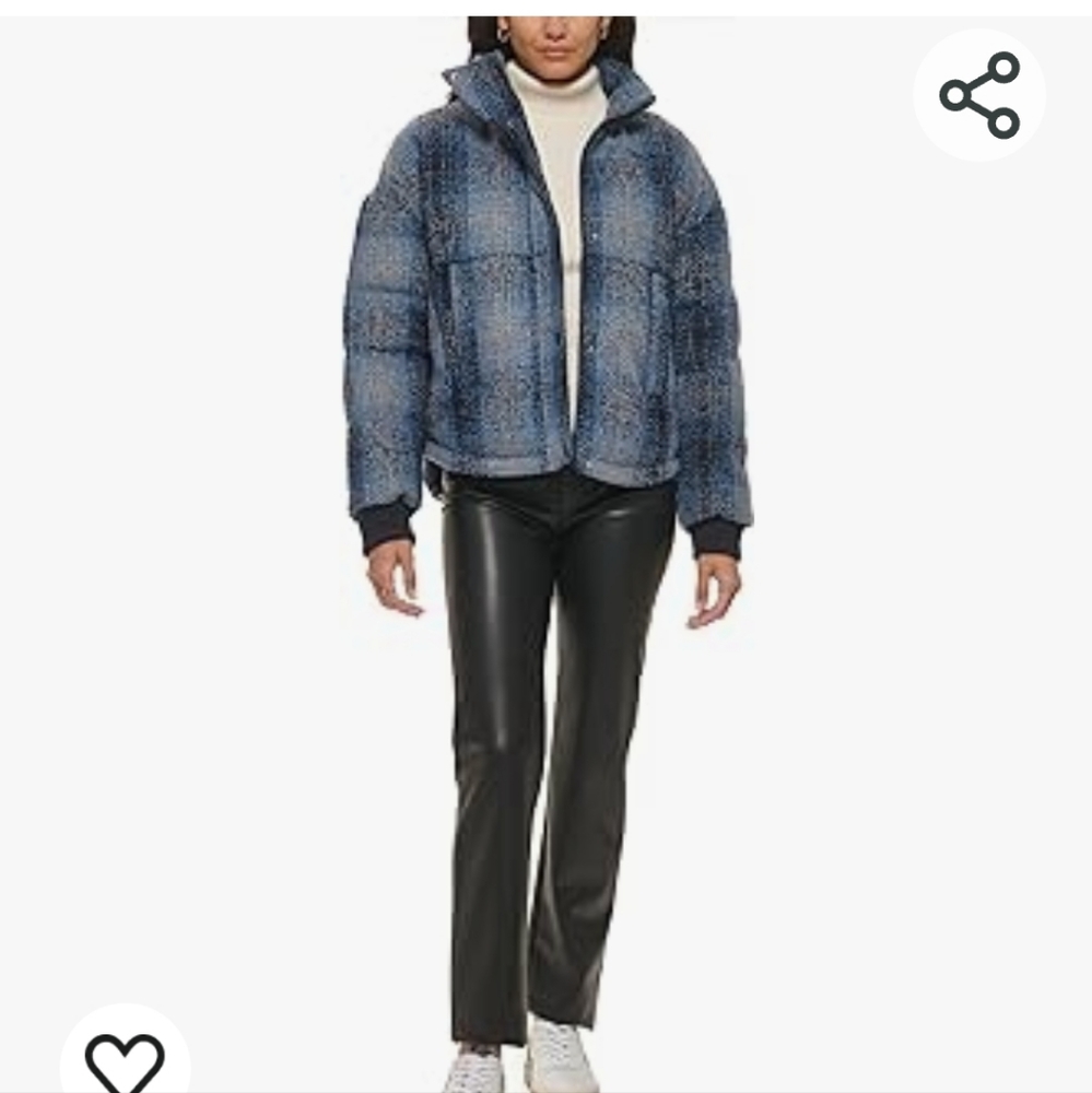 Levis cinched waist cropped jacket - Picture 4 of 7
